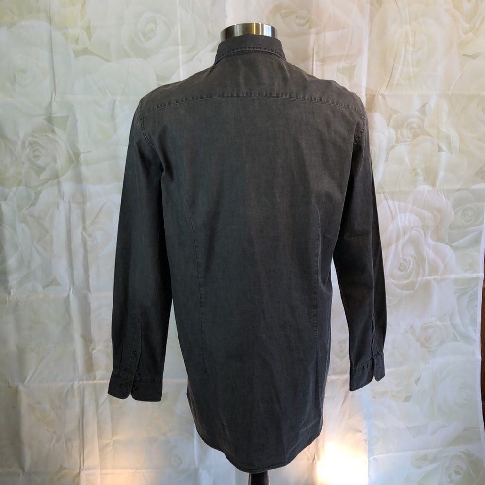 Agave Denim gray button down shirt. Like new! - Picture 3 of 8